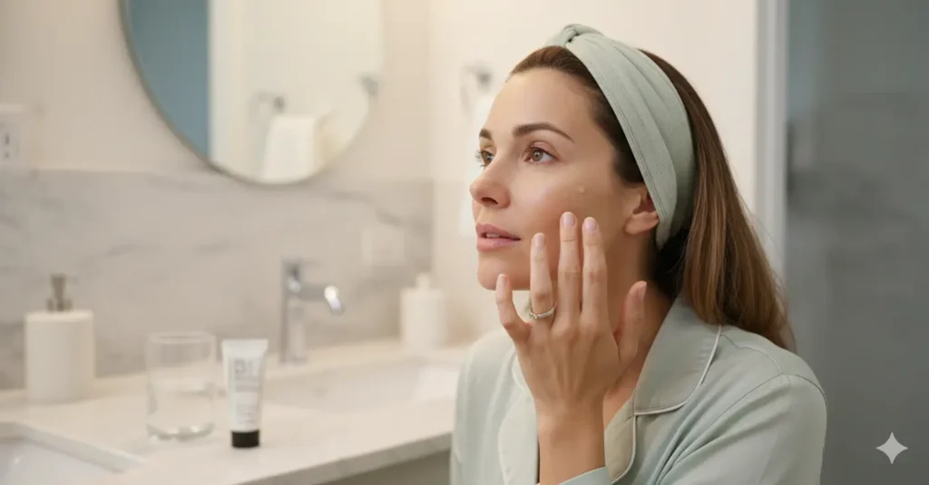 Applying Barrier Repair Moisturizer To Damaged Skin